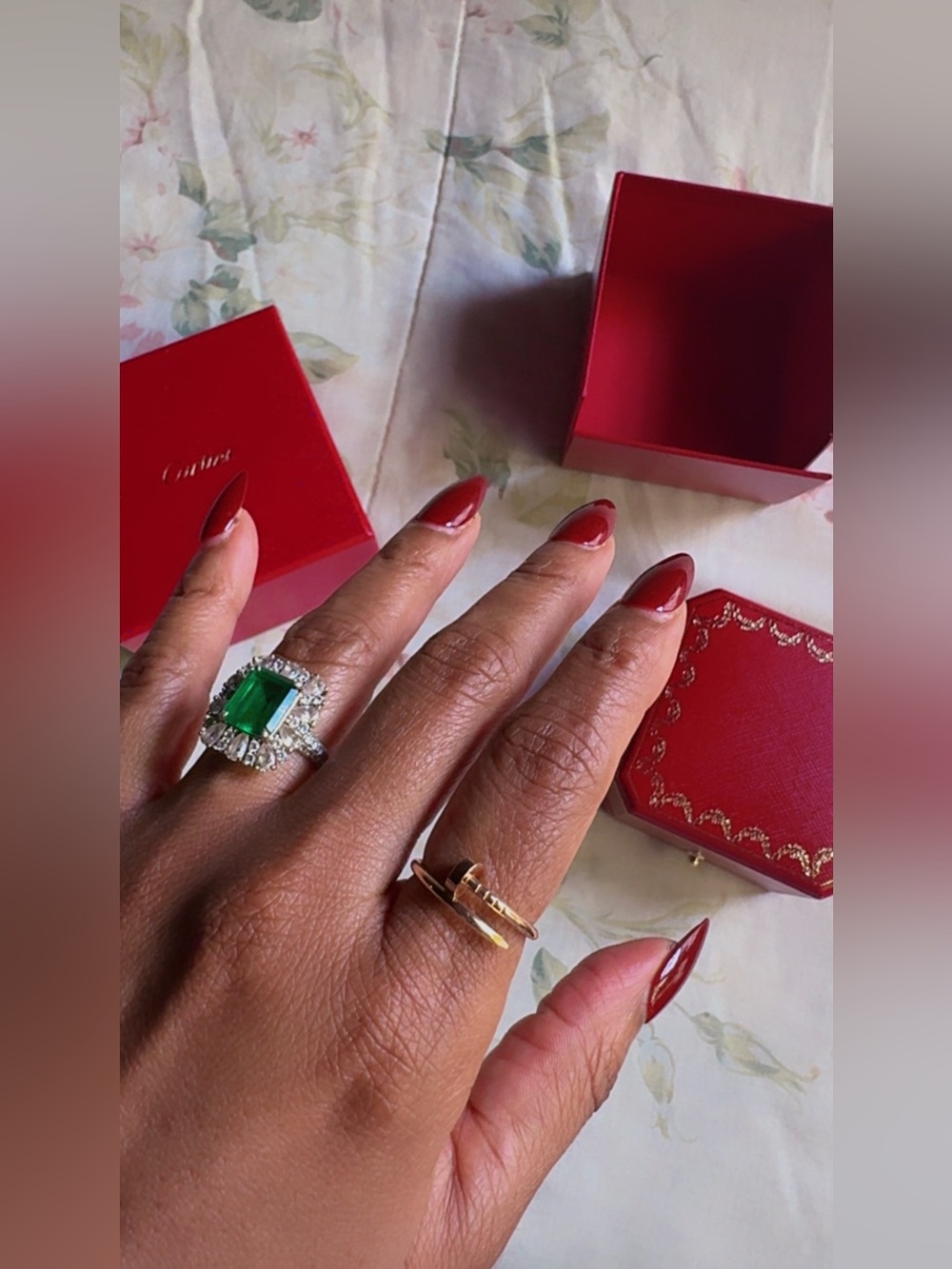 Cartier 18k Rose Gold Juste un clou Ring with Twist Detail - Picture 6 of 16